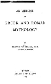 Cover of: An outline of Greek and Roman mythology