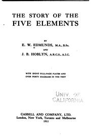 Cover of: The story of the five elements by Edward William Edmunds