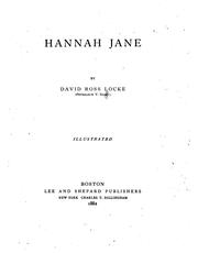 Cover of: Hannah Jane by David Ross Locke