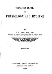 Cover of: Second book in physiology and hygiene