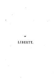 Cover of: On liberty by John Stuart Mill