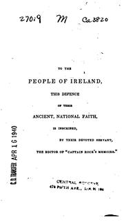 Cover of: Travels of an Irish gentleman in search of a religion. by Thomas Moore