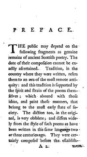 Cover of: Fragments of ancient poetry by James Macpherson, James Macpherson