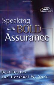 Cover of: Speaking With Bold Assurance: How to Become a Persuasive Communicator