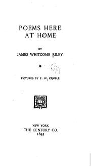 Cover of: Poems here at home by James Whitcomb Riley