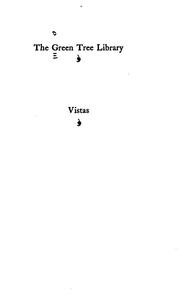Cover of: Vistas by Sharp, William