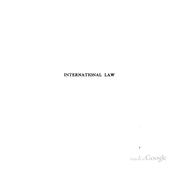 Cover of: International law