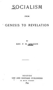 Cover of: Socialism from Genesis to Revelation