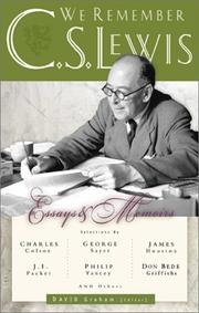 Cover of: We Remember C. S. Lewis: Essays and Memoirs by Philip Yancey, J. I.Packer, Charles Colson, George Sayer, James Houston, Don Bede Griffiths and Others