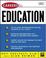 Cover of: Careers in education