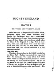 Cover of: Mighty England: the story of the English people