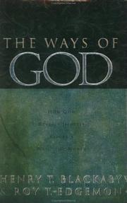 Cover of: The Ways of God by Henry T. Blackaby, Roy T. Edgemon