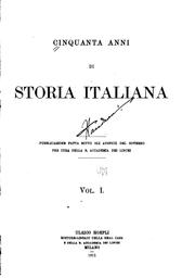 Cover of: Cinquanta anni di storia italiana