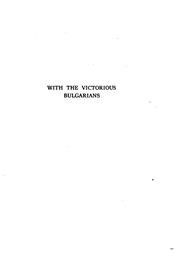 Cover of: With the victorious Bulgarians by Hermenegild Wagner