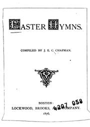 Cover of: Easter hymns
