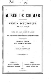 Le Musée de Colmar by Charles Antoine Adam Goutzwiller