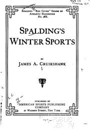 Cover of: Spalding's winter sports by James A. Cruikshank