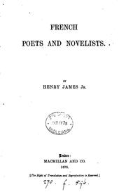 Cover of: French poets and novelists by Henry James