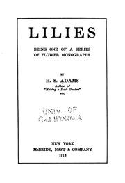 Cover of: Lilies