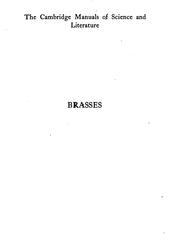 Cover of: Brasses