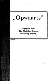 Cover of: "Opwaarts" ... by Christian Science Publishing Society.