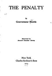 Cover of: The penalty by Morris, Gouverneur