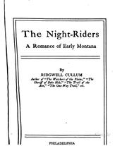Cover of: The night-riders by Ridgwell Cullum
