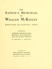 The nation's memorial to William McKinley by Frederic S. Hartzell