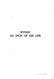Cover of: Within an inch of his life. by Émile Gaboriau