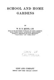 Cover of: School and home gardens