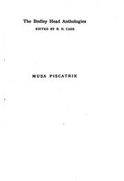 Cover of: Musa piscatrix by John Buchan