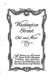 Cover of: Washington Street, old and new by Edwin M. Bacon