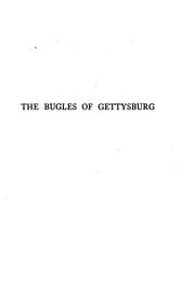 Cover of: The bugles of Gettysburg by La Salle (Corbell) Pickett