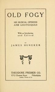 Cover of: Old Fogy by James Huneker