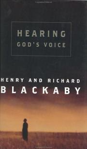 Hearing God's voice by Henry T. Blackaby