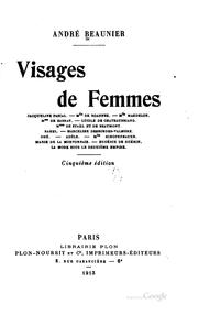 Cover of: Visages de femmes ...