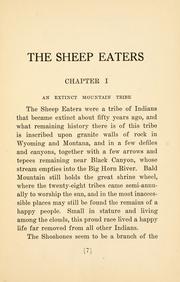 Cover of: The Sheep Eaters by William Alonzo Allen