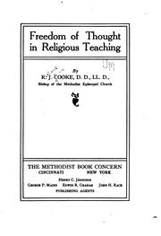 Cover of: Freedom of thought in religious teaching by Richard J. Cooke