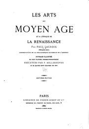 Cover of: Les arts au moyen âge et à l'époque de la renaissance.