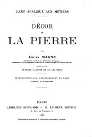 Cover of: Décor de la pierre by Lucien Magne