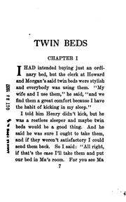 Cover of: Twin beds