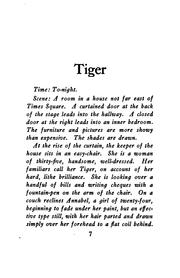 Tiger by Witter Bynner