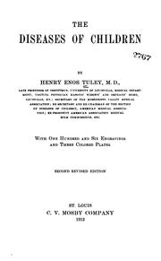 Cover of: The diseases of children. by Henry Enos Tuley