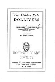 Cover of: The Golden rule Dollivers