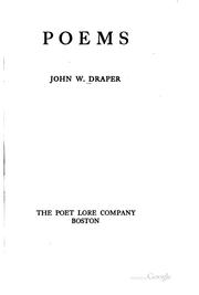 Cover of: Poems by John William Draper