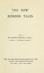 Cover of: The new border tales.