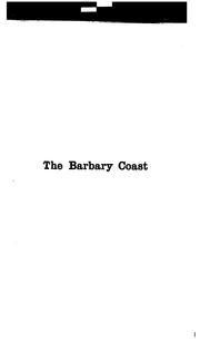 Cover of: The Barbary coast: sketches of French north Africa