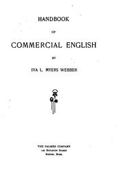 Cover of: Handbook of commercial English