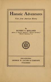 Cover of: Historic adventures: tales from American history