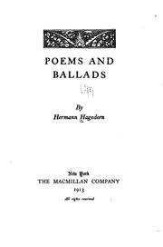Cover of: Poems and ballads